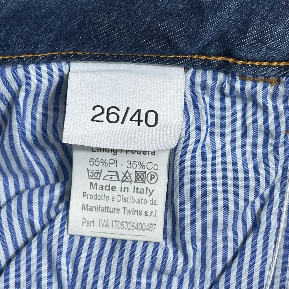NWT‎ SHAFT Jeans Dolly Giza Denim Stretch Women's Italian 40 US 26 - Picture 12 of 13
